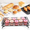 Kingrol 2-Piece Cooling Rack with Collapsible Folding Legs - for