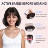 TESS Clip in Bangs Hair Toppers for Women 100% Real