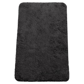 Brandsseller Bath Mat 60 x 90 cm Bath Mat Bathroom Rug Shower Mat Black