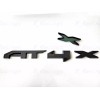 Auto Grill Door Rear Gloss Black AT4X SIERRA OVERLAY Emblem