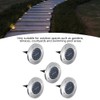 5Pcs Solar Power Underground Light Landscape Lamp 16 LED RainProof