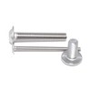 Round-Head Screws with Hexagonal Socket with Flange M10 x 120