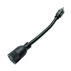 Parkworld 885163 Adapter Power Cord 15 AMP 6-15 Plug to Twist Lock 20 AMP L6-20 Receptacle
