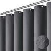 Dynamene Extra Long Shower Curtain - 96 Inch Long Waffle