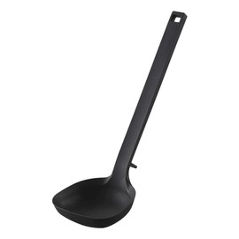 Yamazaki Home Tower Silicone Kitchen Utensils, Black - Ladle - Silicone