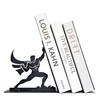 Superhero Metal Bookend – 6.5 Inch Heavy-Duty Book Holder with