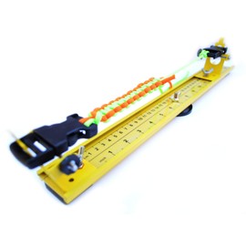 Acid Tactical® 15" Adjustable Paracord Jig - Lightweight Aluminum - for Bracelets, Keychains, & More - Accommodates Any Clasp or Hook