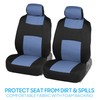 BDK PolyPro Car Seat Covers Full Set in Blue Gray