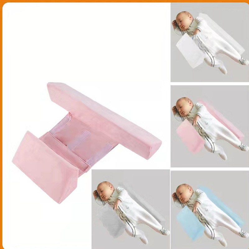 Baby Sleeping Pillow Prevent Rolling Spitting Detachable Wash Baby Side