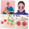 WOONEKY 4pcs Cooling Gel Eye Mask for Relaxation Ice Compress