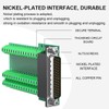 ATMLCOER DB44 Connector,Male D-SUB Header to 44-pin Port Terminal Adapter