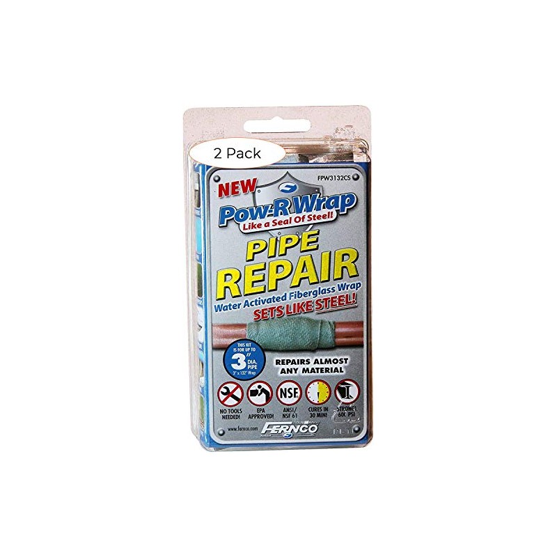 FERNCO FPW3132CS Pipe Repair Kit (Two Pack)