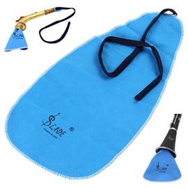 【Early Black Friday】Sax Saxophone Cleaning Cloth, Saxophone Pull Through Swab Instrument Cleaner Cloth, Sax Instrument Cleaner for Flute Oboe Clarinet Saxophone