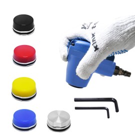 QMGXOU Air Pneumatic Palm Hammer 1000 Stroke with 5pcs Ultra Soft Plastic Hammer Tip for Tire Repair Vehicle Maintenance