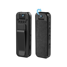 Ahheyie Body Camera 1080P Video, Wearable BodyCam Protable Camcorder with Night Vision, Sports Camera for Meetings/Delivery/Travel