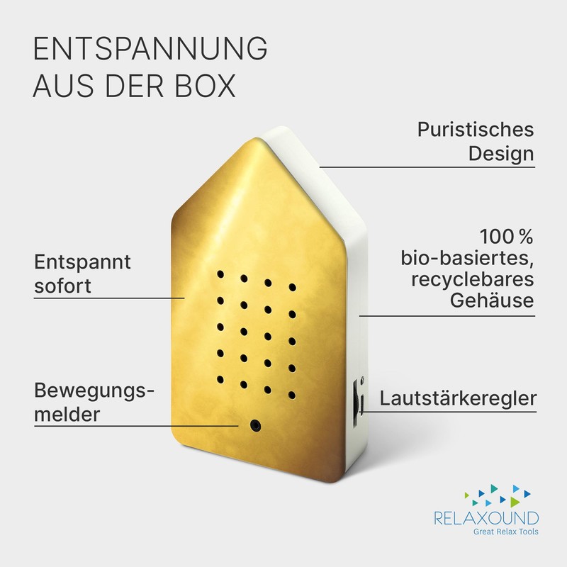 Relaxound Birdybox Pure Brass – Pure Brass – from the