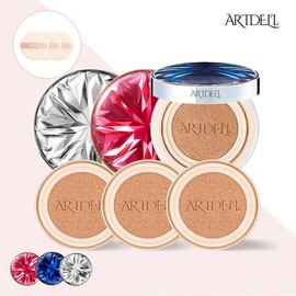 Art Deli Absolu La Volume Cushion 3 main products + 3 refills (3 puffs), Blue Blue_No. 21 No. 21 / 아트델리  압솔뤼 라 볼륨드 쿠션 본품 3개+리필 3개(퍼프 3개), 블루블루_21호21호