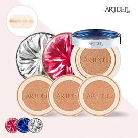 Art Deli Absolu La Volume Cushion 3 main products + 3 refills (3 puffs), Blue Blue_No. 21 No. 21 / 아트델리  압솔뤼 라 볼륨드 쿠션 본품 3개+리필 3개(퍼프 3개), 블루블루_21호21호