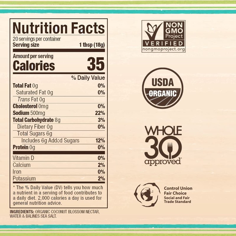 Big Tree Farms Organic Coco Aminos - Liquid Coconut Aminos,