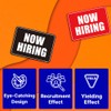GEEKBEAR Now Hiring Car Magnet (2 Pack) - 11.7 x