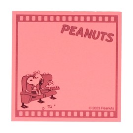 Sunstar Stationery S2841240 Snoopy Sticky Notes, Neon Pink