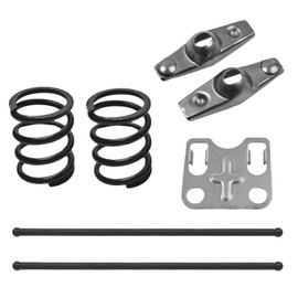 1.3 Ratio Stamped Steel Rocker Arms Kit with Pushrod and 18 Lb Spring for Honda GX160 GX200 for Predator 212 non-hemi 196cc 208cc for Clones 196cc 208cc for coleman for lifan Go Kart Parts