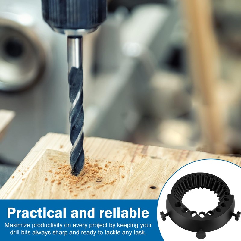 Drill Bit Sharpener Efficient Plastic Drill Bit Sharpening Jig Multipurpose
