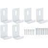 Metal Mirror Clips Wide Channel Mirror Hanger Clip Kit Large
