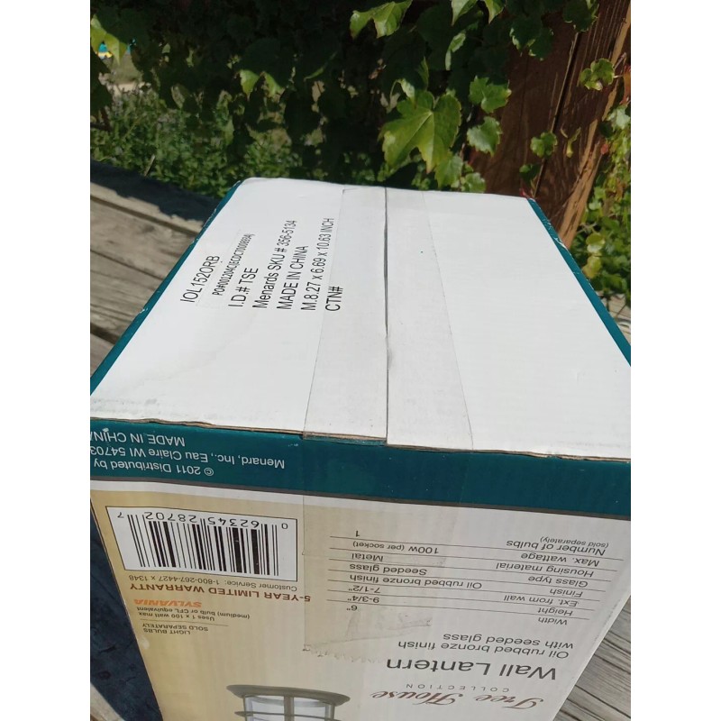 Patriot Lighting (1) Outdoor Wall Light Round Lantern Oil Rubbed