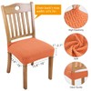 Fuloon Stretch Waterproof Chair Seat Covers 6 PCS, Removable Washable