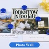 DUJEQM Fridge Magnets 30PCS Blue, Strong Magnet Mini Round Decorative