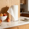 WORHE Paper Towel Holder Countertop Clear Acrylic 5.9" Diameter Thickening