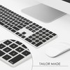 Allinside Black Cover for Apple iMac Magic Keyboard with Numeric