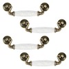 Chinflly 4 PCS Ceramic Handles Pulls,4.5 Inch / 115 mm