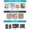 Wall Sticker Paper Wallpaper Wallpaper Waterproof PVC Skirting Board Kitchen
