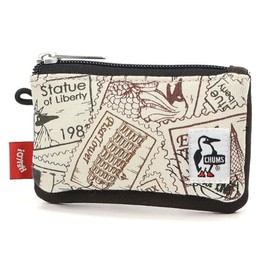 Chums Men's Coin Purse Card Coin Case Sweat Nylon Kitte