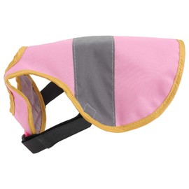 TEHAUX Pet Reflective Vest, Adjustable Chicken Hen Saddle Apron Protection Holder Safety Dog Vest for Chicken and Duck, Pink