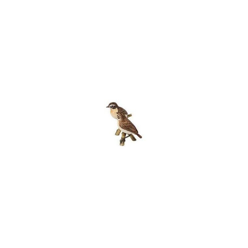 Goebel Bird of the Year 2023 Pair of Brownthroat Figurine