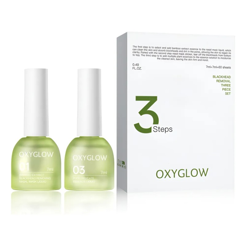 3 Piezas Oxyglow Acne Loción Secante Noche Cuidado Facial Mixta