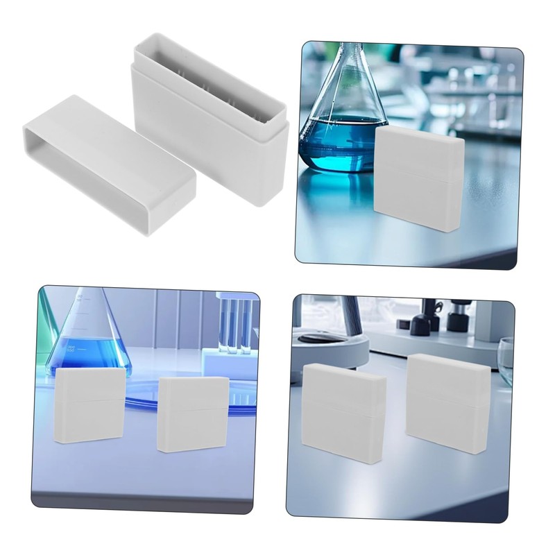 GLEAVI 2pcs Cryogenic Tube Storage Box for Lab Samples Microcentrifuge