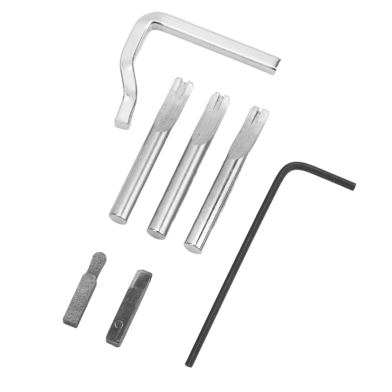 5 in 1 Leather Groover Multifunctional Aluminum Handle Stitching Groover