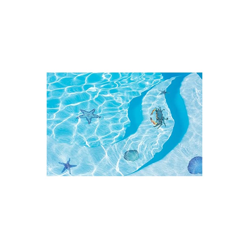 Mini Starfish Ceramic Swimming Pool Mosaic (5", Blue)