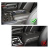 Priprilod Light Gray Leather Center Console Leather Lid Armrest Cover