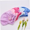 minkissy Microfiber Fleece Dry Hair Cap Butterfly Knot Princess Hat