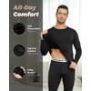 WEERTI Thermal Underwear for Men Long Johns with Fleece Lined