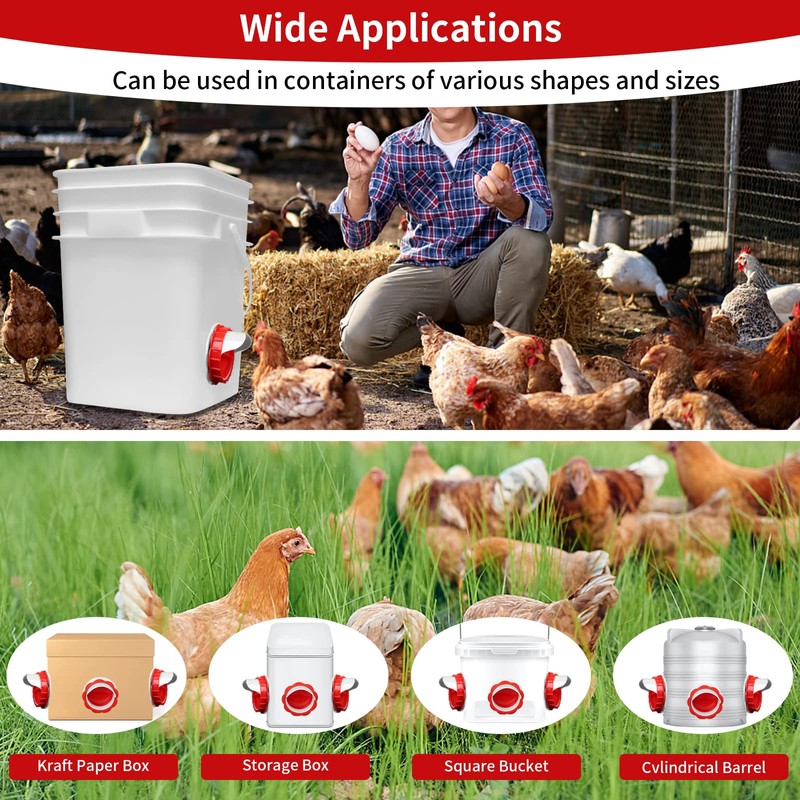 DIY Chicken Feeders Chicken Feeders No Waste Automatic Poultry Feeder