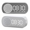 Bluetooth Speaker Clock Multifunctional Smart Digital Mirror Alarm Clock for