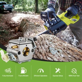 partszen 503281504 Carburetor Fuel Filter Line Spark Plug Intake Sleeve Switch Gasket Fit for Husqvarna 51 55 Chainsaw 50 55 Rancher Walbro WT-170 WT-170-1