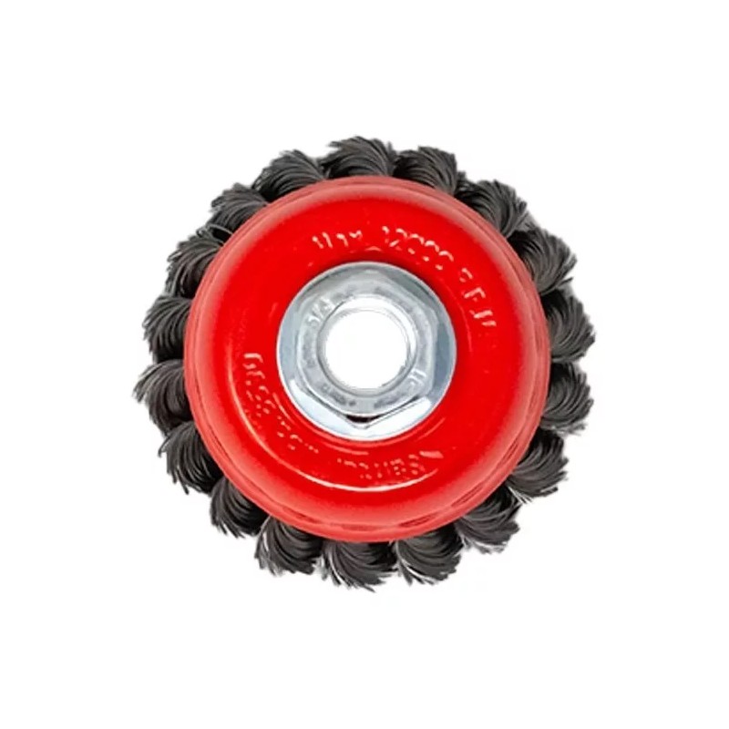 Santul Carda De Copa Alambre Trenzado Fino 3'' Para Esmeril