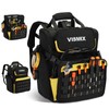 VISMIX Tool Backpack, Large Tool Bag Backpack for Men Heavy